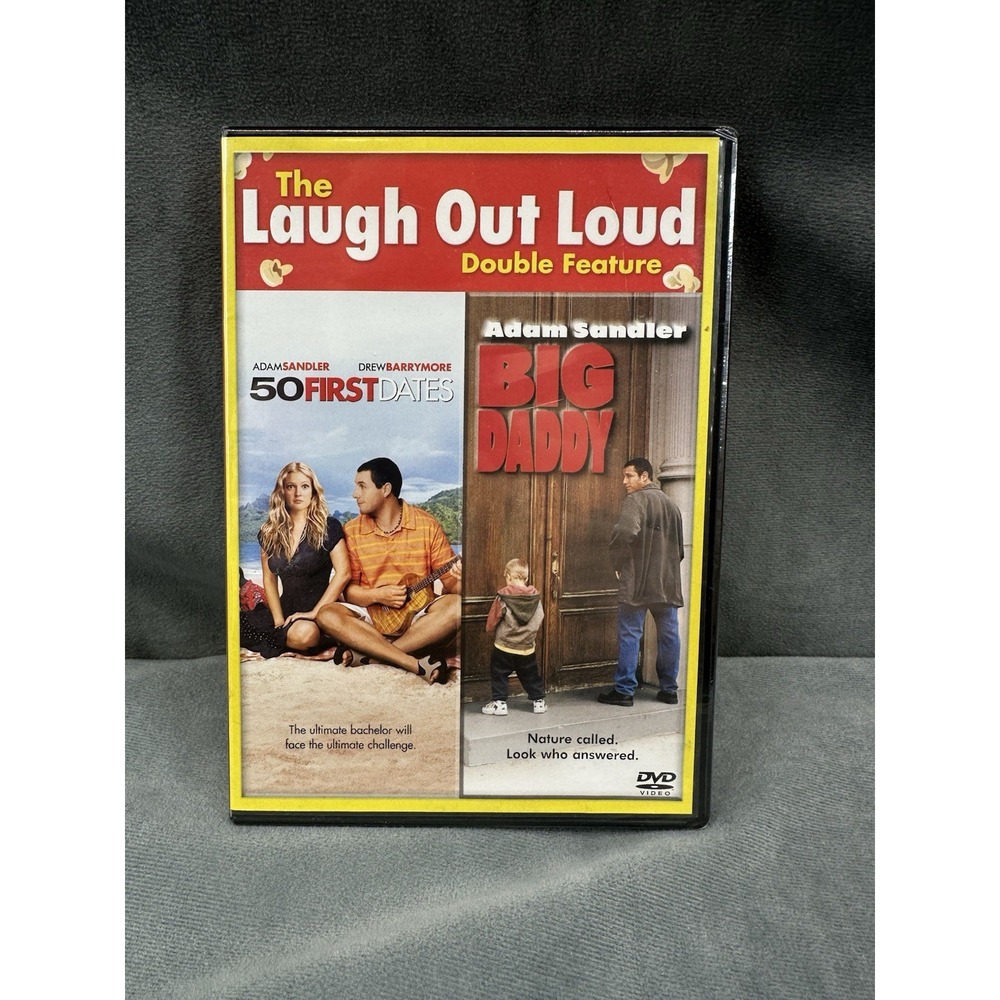 50 First Dates Big Daddy DVD Combo Pack 1999 Adam Sandler Drew Barrymore Comedy